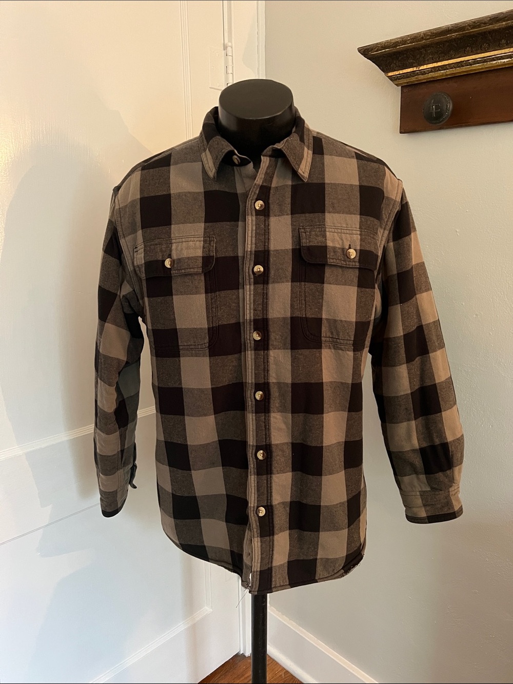 Men's Red Head Brand Co. Buffalo Plaid Button-Up Flannel Shirt Shacket